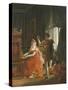 Mary Queen of Scots and Lord Darnley-Frederick William Hayes-Stretched Canvas