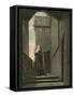 Mary, Queen of Scots as a Prisoner at Loch Leven-null-Framed Stretched Canvas