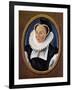 Mary Queen of Scots, from a cigarette card after a miniature by Nicholas Hilliard, 1933-Nicholas Hilliard-Framed Giclee Print