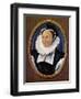 Mary Queen of Scots, from a cigarette card after a miniature by Nicholas Hilliard, 1933-Nicholas Hilliard-Framed Giclee Print