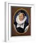 Mary Queen of Scots, from a cigarette card after a miniature by Nicholas Hilliard, 1933-Nicholas Hilliard-Framed Giclee Print