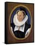 Mary Queen of Scots, from a cigarette card after a miniature by Nicholas Hilliard, 1933-Nicholas Hilliard-Framed Stretched Canvas