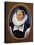 Mary Queen of Scots, from a cigarette card after a miniature by Nicholas Hilliard, 1933-Nicholas Hilliard-Stretched Canvas