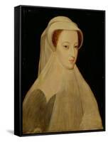 Mary, Queen of Scots in White Mourning-Francois Clouet-Framed Stretched Canvas