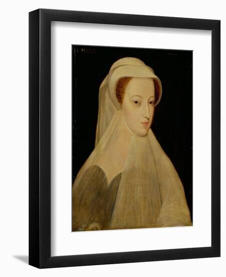 Mary, Queen of Scots in White Mourning-Francois Clouet-Framed Giclee Print