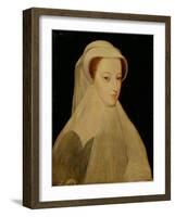 Mary, Queen of Scots in White Mourning-Francois Clouet-Framed Giclee Print