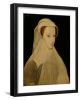 Mary, Queen of Scots in White Mourning-Francois Clouet-Framed Giclee Print