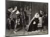 Mary Queen of Scots is Told of Her Imminent Execution-D. Raab-Mounted Art Print