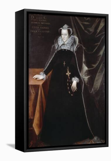 Mary, Queen of Scots (Mary Stuart)-Nicholas Hilliard-Framed Stretched Canvas