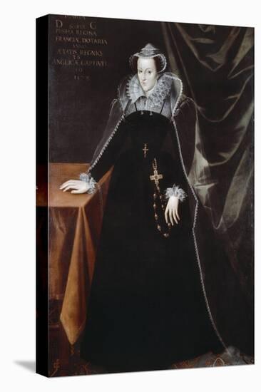 Mary, Queen of Scots (Mary Stuart)-Nicholas Hilliard-Stretched Canvas