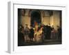 Mary Queen of Scots Protesting Her Innocence before Sheriffs as Her Death Sentence Is Read Out-Francesco Hayez-Framed Giclee Print