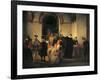 Mary Queen of Scots Protesting Her Innocence before Sheriffs as Her Death Sentence Is Read Out-Francesco Hayez-Framed Giclee Print