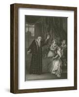 Mary Queen of Scots Reproved by Knox-Robert Smirke-Framed Giclee Print