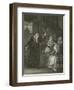 Mary Queen of Scots Reproved by Knox-Robert Smirke-Framed Giclee Print