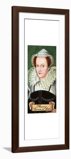 Mary, Queen of Scotts, taken from a series of cigarette cards, 1935. Artist: Unknown-Unknown-Framed Premium Giclee Print