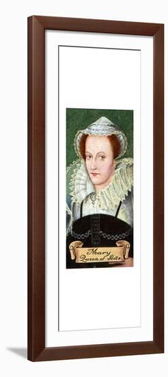 Mary, Queen of Scotts, taken from a series of cigarette cards, 1935. Artist: Unknown-Unknown-Framed Premium Giclee Print