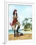 Mary Read, (1690-172), British Pirate's Mate-Karen Humpage-Framed Giclee Print