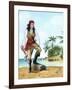 Mary Read, (1690-172), British Pirate's Mate-Karen Humpage-Framed Giclee Print