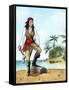 Mary Read, (1690-172), British Pirate's Mate-Karen Humpage-Framed Stretched Canvas