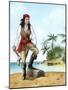 Mary Read, (1690-172), British Pirate's Mate-Karen Humpage-Mounted Giclee Print