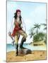 Mary Read, (1690-172), British Pirate's Mate-Karen Humpage-Mounted Giclee Print