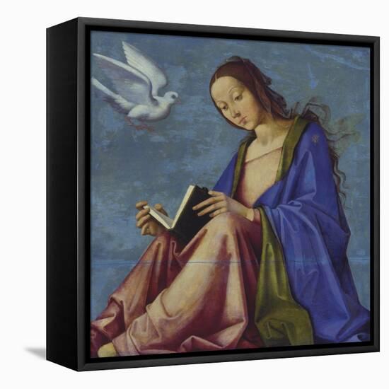 Mary Reading-Lorenzo Costa-Framed Stretched Canvas