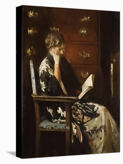 Mary Reading-Edmund Charles Tarbell-Stretched Canvas