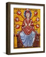 Mary Receiving the Gifts of the Holy Spirit-null-Framed Giclee Print