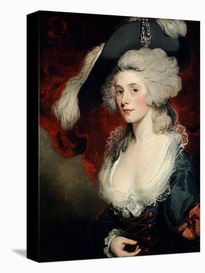 Mary Robinson (1758-1810) as 'Perdita'-John Hoppner-Stretched Canvas