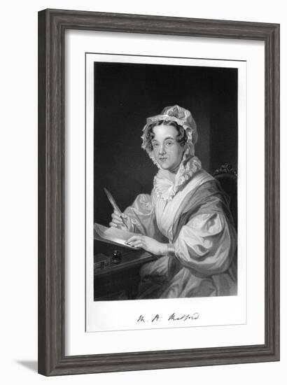 Mary Russell Mitford-Alonzo Chappel-Framed Art Print