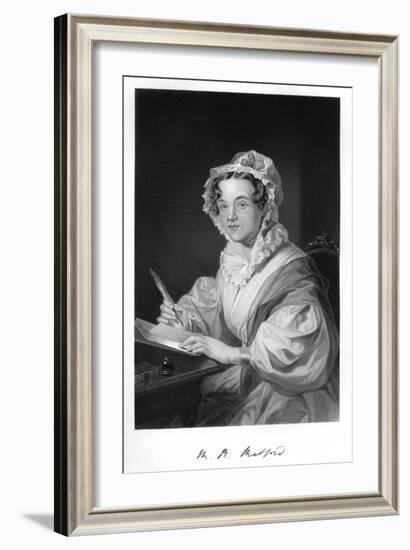 Mary Russell Mitford-Alonzo Chappel-Framed Art Print