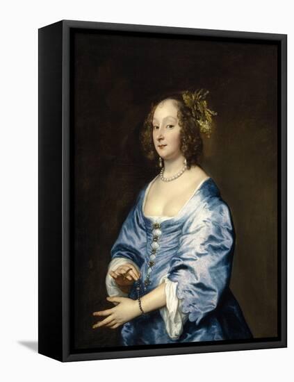 Mary Ruthven, Lady Van Dyck, Ca. 1639-Sir Anthony Van Dyck-Framed Stretched Canvas