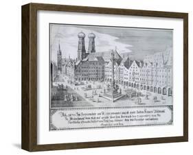 Mary's Column in Market Square in Munich, 1638-Wilhelm Gause-Framed Giclee Print
