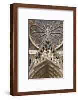 Mary's Coronation, Mary's Gate, Reims Cathedral, Reims, Marne, France-Godong-Framed Photographic Print