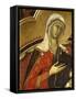 Mary's Face, Detail from Majesty-Guido da Siena-Framed Stretched Canvas