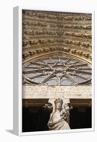 Mary's gate, Reims Cathedral, Reims, Marne, France-Godong-Framed Photographic Print