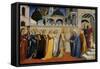 Mary's Homecoming from the Temple, C.1448-51-Sano di Pietro-Framed Stretched Canvas