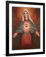 Mary's Immaculate Heart-Unknown Chiu-Framed Art Print