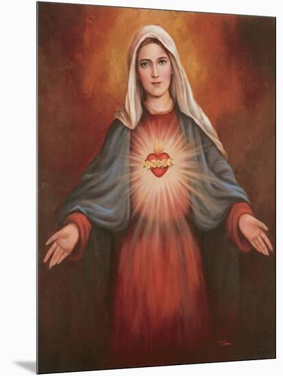 Mary's Immaculate Heart-Unknown Chiu-Mounted Art Print