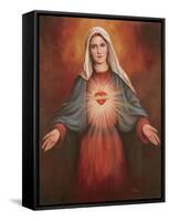 Mary's Immaculate Heart-Unknown Chiu-Framed Stretched Canvas