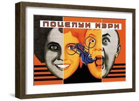 Mary's Kiss-Seymon Semyonov-Framed Art Print