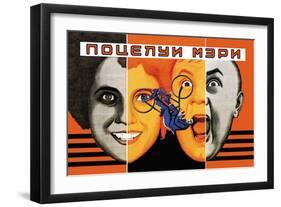 Mary's Kiss-Seymon Semyonov-Framed Art Print