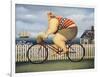 Mary’s New Bike-Lowell Herrero-Framed Art Print