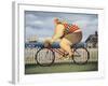 Mary’s New Bike-Lowell Herrero-Framed Art Print