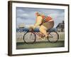 Mary’s New Bike-Lowell Herrero-Framed Art Print