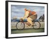 Mary’s New Bike-Lowell Herrero-Framed Art Print