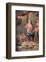 Mary's seven sorrows, Our Lady of Assumption church, Cordon, France-Godong-Framed Photographic Print