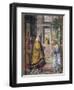 Mary Saying Farewell at the Temple-Bernardino Luini-Framed Giclee Print
