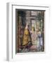 Mary Saying Farewell at the Temple-Bernardino Luini-Framed Giclee Print