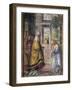 Mary Saying Farewell at the Temple-Bernardino Luini-Framed Giclee Print